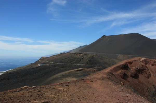 Uitzicht vanaf de top van Volcan de Teneguia