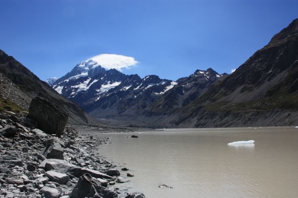 berg gletsjer meer
