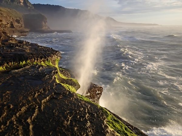 blowhole (bij vloed onder water)