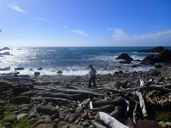 Maaike @ Beach Jackson Bay